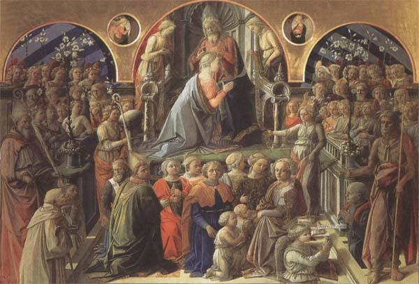 Fra Filippo Lippi Coronation of the Virgin Germany oil painting art